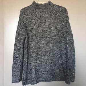 Grey Turtleneck Sweater